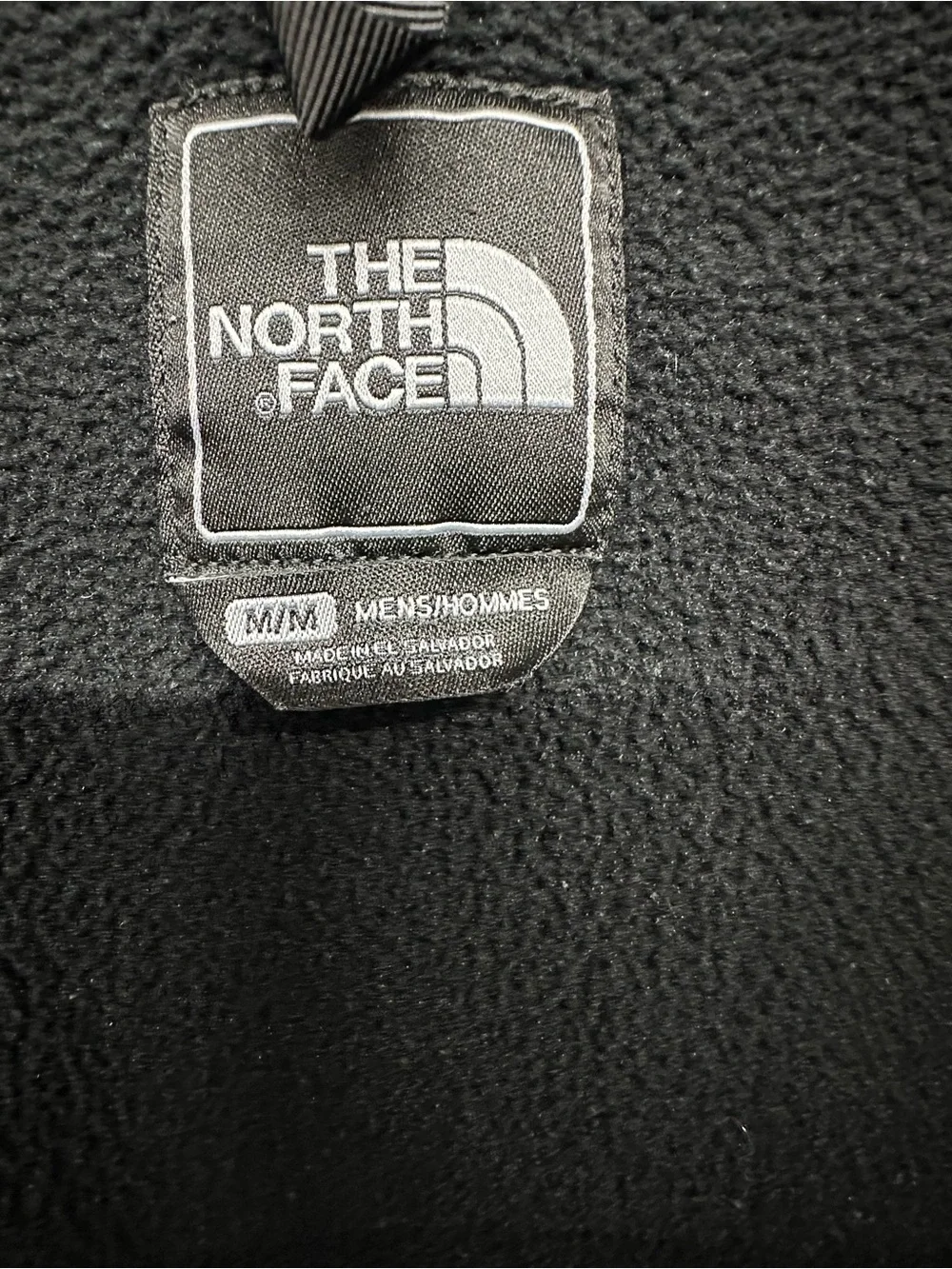 The North Face Denali Black Lightweight Fleece Jacket men’s medium